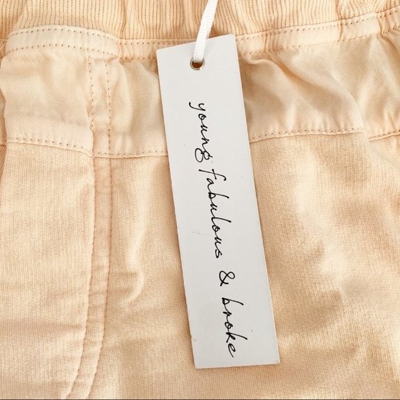 NWT Young Fabulous & Broke Jogger Sweatpants Guava  196J - Picture 10 of 13